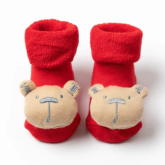 Christmas Baby Socks Baby Boys Girls Spring Autumn Winter Anti Slip Socks Infant Newborn Soft Cotton Floor Sock Cartoon Shoes - SHOWLU FASHION STORE