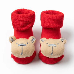 Christmas Baby Socks Baby Boys Girls Spring Autumn Winter Anti Slip Socks Infant Newborn Soft Cotton Floor Sock Cartoon Shoes - SHOWLU FASHION STORE