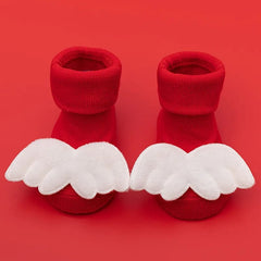 Christmas Baby Socks Baby Boys Girls Spring Autumn Winter Anti Slip Socks Infant Newborn Soft Cotton Floor Sock Cartoon Shoes - SHOWLU FASHION STORE