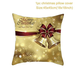 Christmas Cushion Cover Merry Christmas Decorations for Home 2023 Christmas Ornament Navidad Noel Xmas Gifts Happy New Year 2024 - SHOWLU FASHION STORE
