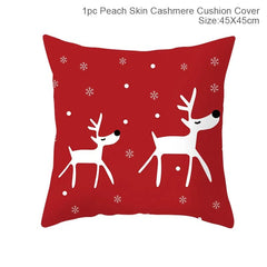 Christmas Cushion Cover Merry Christmas Decorations for Home 2023 Christmas Ornament Navidad Noel Xmas Gifts Happy New Year 2024 - SHOWLU FASHION STORE
