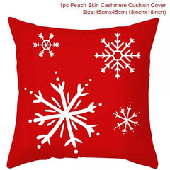 Christmas Cushion Cover Merry Christmas Decorations for Home 2023 Christmas Ornament Navidad Noel Xmas Gifts Happy New Year 2024 - SHOWLU FASHION STORE