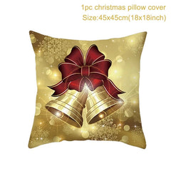 Christmas Cushion Cover Merry Christmas Decorations for Home 2023 Christmas Ornament Navidad Noel Xmas Gifts Happy New Year 2024 - SHOWLU FASHION STORE