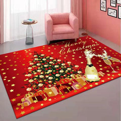 Christmas Decorations Carpet for Living Room Home Decor Sofa Table Large Area Rug Bedroom Entrance Doormat Bathroom Non - slip Mat - SHOWLU FASHION STORE