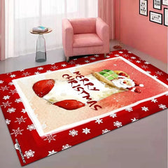 Christmas Decorations Carpet for Living Room Home Decor Sofa Table Large Area Rug Bedroom Entrance Doormat Bathroom Non - slip Mat - SHOWLU FASHION STORE