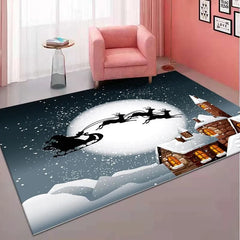 Christmas Decorations Carpet for Living Room Home Decor Sofa Table Large Area Rug Bedroom Entrance Doormat Bathroom Non - slip Mat - SHOWLU FASHION STORE