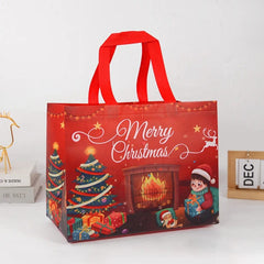 Christmas Gift Bag Santa Claus Snowman Candy Gift Packaging Bag 2023 Merry Christmas Party Home Decor Navidad Noel 2024 New Year - SHOWLU FASHION STORE