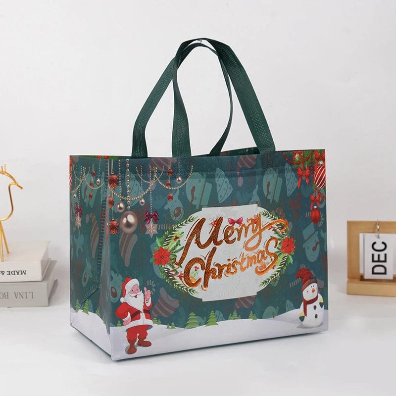 Christmas Gift Bag Santa Claus Snowman Candy Gift Packaging Bag 2023 Merry Christmas Party Home Decor Navidad Noel 2024 New Year - SHOWLU FASHION STORE
