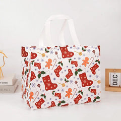 Christmas Gift Bag Santa Claus Snowman Candy Gift Packaging Bag 2023 Merry Christmas Party Home Decor Navidad Noel 2024 New Year - SHOWLU FASHION STORE