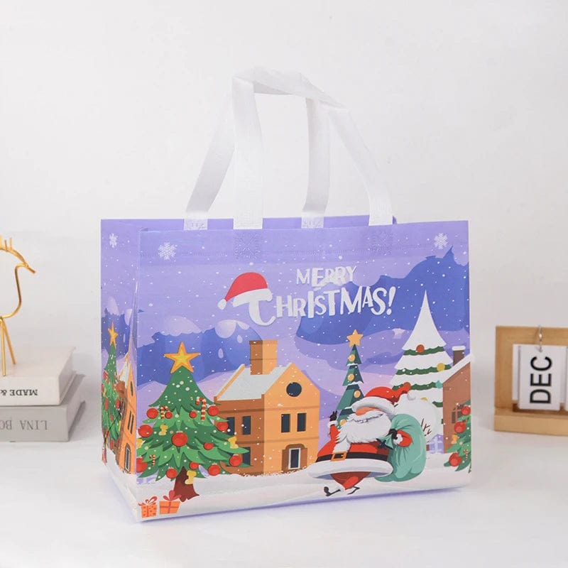 Christmas Gift Bag Santa Claus Snowman Candy Gift Packaging Bag 2023 Merry Christmas Party Home Decor Navidad Noel 2024 New Year - SHOWLU FASHION STORE