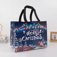 Christmas Gift Bag Santa Claus Snowman Candy Gift Packaging Bag 2023 Merry Christmas Party Home Decor Navidad Noel 2024 New Year - SHOWLU FASHION STORE