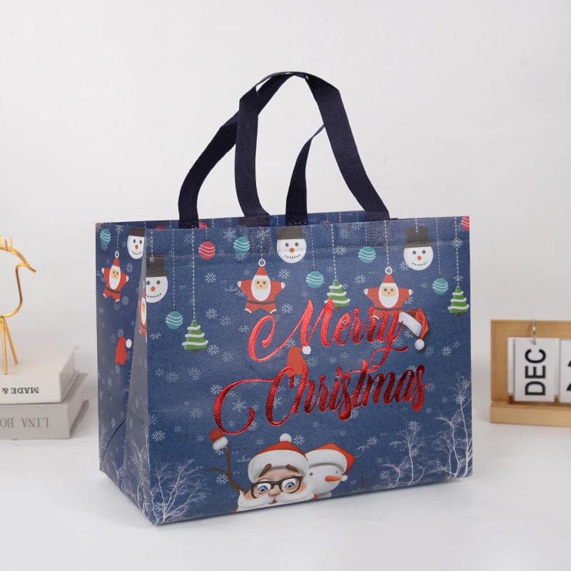 Christmas Gift Bag Santa Claus Snowman Candy Gift Packaging Bag 2023 Merry Christmas Party Home Decor Navidad Noel 2024 New Year - SHOWLU FASHION STORE