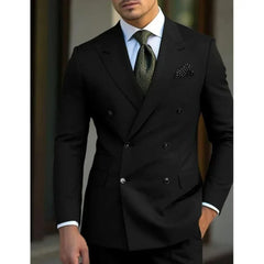 Classic Mens Suits Slim Fit 2 Piece Blazer and Pants Peak Lapel Men Suit Tuxedo Set for Wedding Prom Party Luxury - SHOWLU FASHION STORE