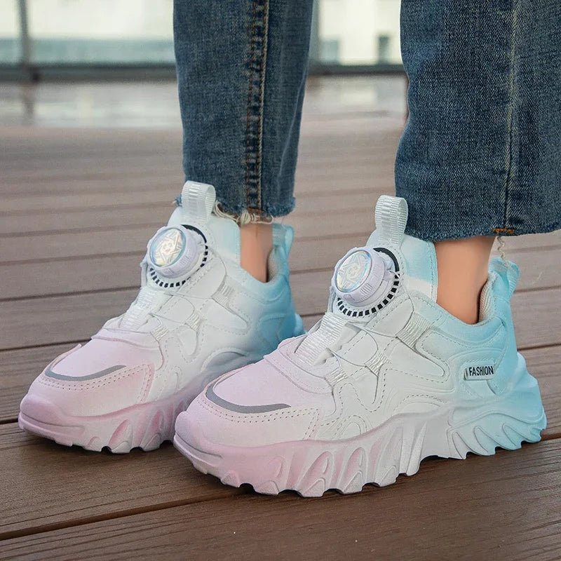 Colorful Shoes Children Girl Mesh Breathable Kids Sneakers for 0 - 8 Yrs Boy 2024 Spring Lightweight Running Shoe Walking Soft - SHOWLU FASHION STORE