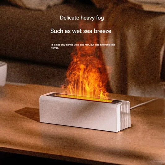 Colorful Simulation Flame Diffuser USB Plug - in Fragrance Office Home Flame Humidification Diffuser Diffuser - SHOWLU FASHION STORE