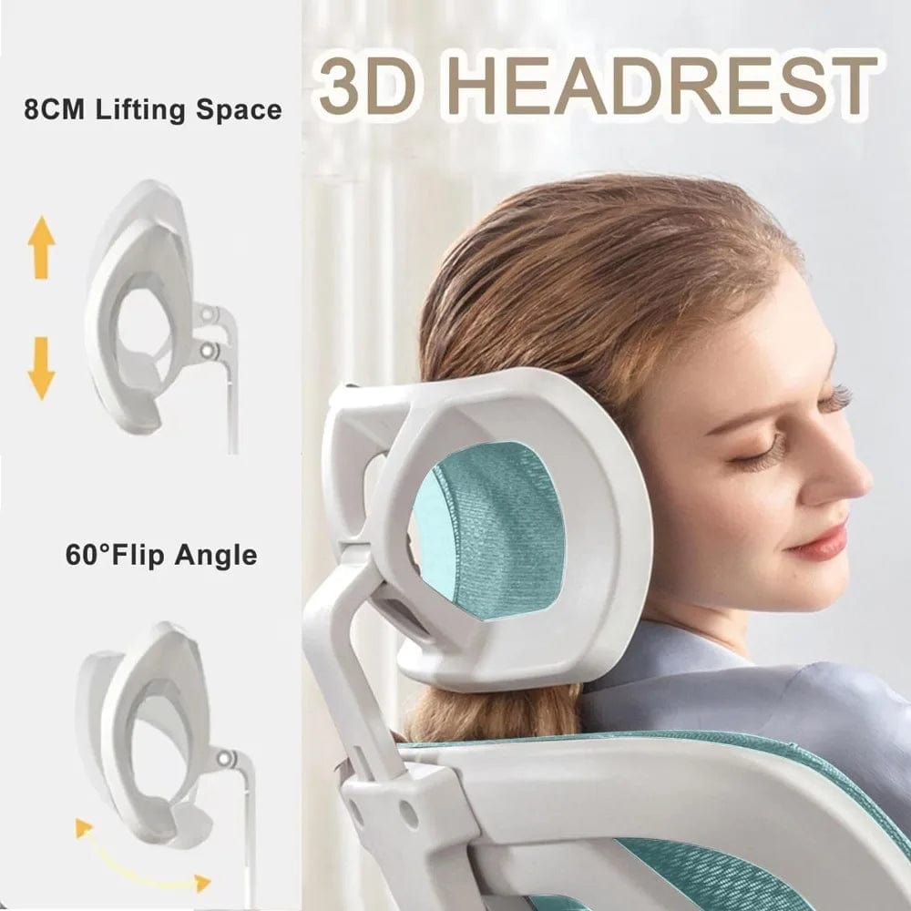 Computer Chair Office Chair High Back Ergonomic Office Chair With Lumbar Support Adjustable Headrest 3D Armrest and Lumbar Gamer - SHOWLU FASHION STORE