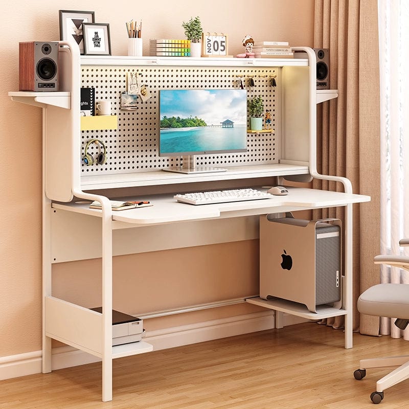 Computer Desktop Desk with Bookshelf Integrated Simple Modern Small Apartment For Home Table Bedroom Storage Study Table - SHOWLU FASHION STORE