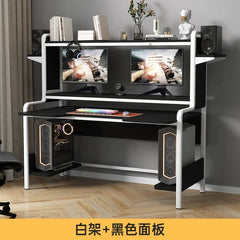 Computer Desktop Desk with Bookshelf Integrated Simple Modern Small Apartment For Home Table Bedroom Storage Study Table - SHOWLU FASHION STORE