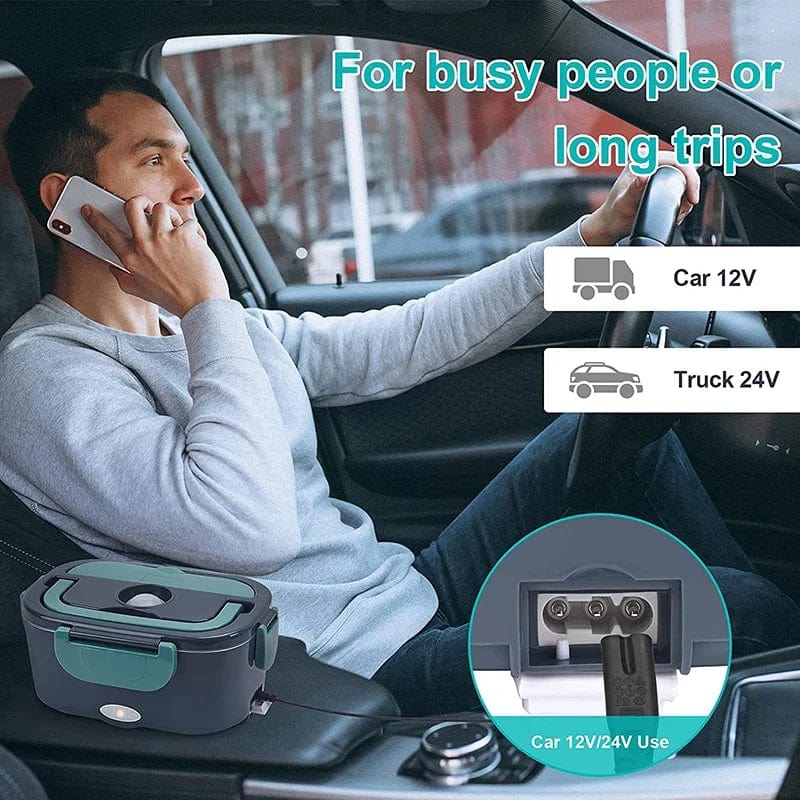 Conveniently Versatile Electric Lunch Box Set - SHOWLU FASHION STORE