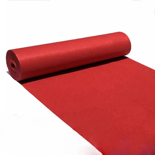 Corridor Floor Wedding Hall Large Polyester Carpet Red Carpet Photo Booth Wedding Party Event Rugs - SHOWLU FASHION STORE