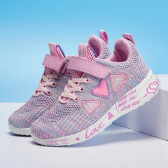 Cozy Knit Shoes for Girls Ultra Breathable Sneakers Lightweight Footwear Comfy and Casual Spring and Summer Gift Idea for Her - SHOWLU FASHION STORE