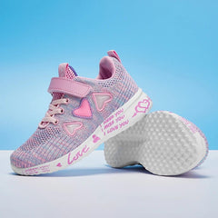 Cozy Knit Shoes for Girls Ultra Breathable Sneakers Lightweight Footwear Comfy and Casual Spring and Summer Gift Idea for Her - SHOWLU FASHION STORE