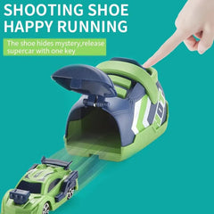 Creative Catapult Car Toys. Ejection Super Racing Car Ejection Running Shoes Inertia Vehicle Competitive Toys for Children - SHOWLU FASHION STORE