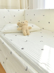Crib Korean Quilted Bed Fence Newborn Baby Children Patchwork Bed Sectional Removable Washable Bed Fence Customizable - SHOWLU FASHION STORE