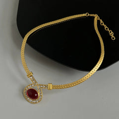 Cross Border Rhinestone Butterfly Collar Niche Design Sense Necklace Simple Full Drill Clavicle Chain Fairy Girl Choker - SHOWLU FASHION STORE