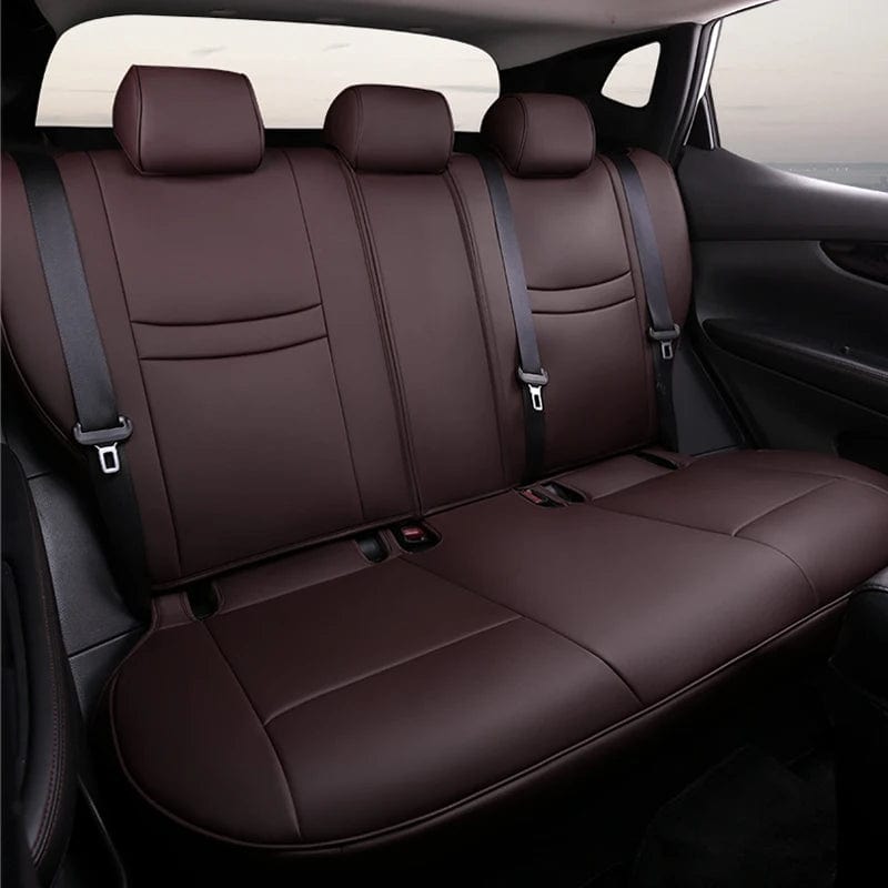 Custom Car Seat Covers for Nissan Qashqai 2016 - 2022 Luxury Protection Synthetic Leather Seat Cushion 5 - Seater Complete Full Set - SHOWLU FASHION STORE