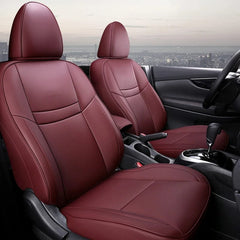 Custom Car Seat Covers for Nissan Qashqai 2016 - 2022 Luxury Protection Synthetic Leather Seat Cushion 5 - Seater Complete Full Set - SHOWLU FASHION STORE