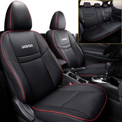 Custom Car Seat Covers for Nissan Qashqai 2016 - 2022 Luxury Protection Synthetic Leather Seat Cushion 5 - Seater Complete Full Set - SHOWLU FASHION STORE