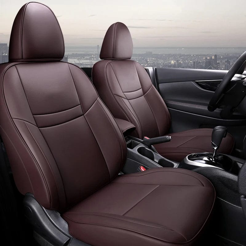 Custom Car Seat Covers for Nissan Qashqai 2016 - 2022 Luxury Protection Synthetic Leather Seat Cushion 5 - Seater Complete Full Set - SHOWLU FASHION STORE