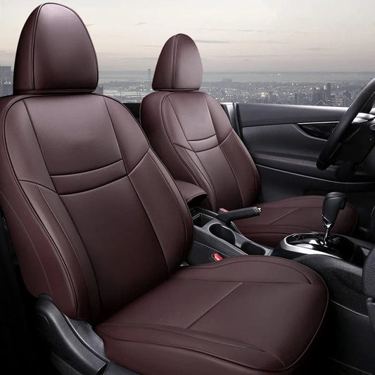 Custom Car Seat Covers for Nissan Qashqai 2016 - 2022 Luxury Protection Synthetic Leather Seat Cushion 5 - Seater Complete Full Set - SHOWLU FASHION STORE