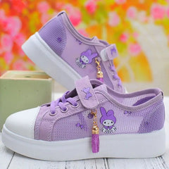 Cute My Melody Tennis Shoes Sanrio Kawaii Anime Girl Child Sneakers Girl Heart Cartoon Babys Casual Shoes Non Slip Kids Gifts - SHOWLU FASHION STORE