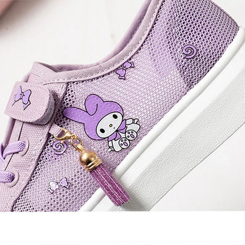 Cute My Melody Tennis Shoes Sanrio Kawaii Anime Girl Child Sneakers Girl Heart Cartoon Babys Casual Shoes Non Slip Kids Gifts - SHOWLU FASHION STORE