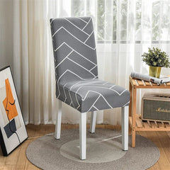 Dining Chair Cover Spandex Elastic Chair Slipcover Dining Room Chair Covers Seat Case for Wedding Hotel Banquet - SHOWLU FASHION STORE
