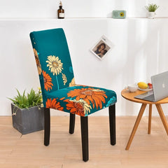 Dining Chair Cover Spandex Elastic Chair Slipcover Dining Room Chair Covers Seat Case for Wedding Hotel Banquet - SHOWLU FASHION STORE