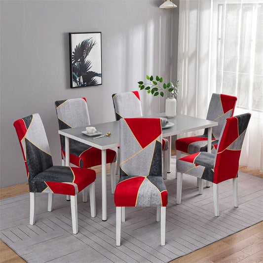 Dining Chair Cover Spandex Elastic Chair Slipcover Dining Room Chair Covers Seat Case for Wedding Hotel Banquet - SHOWLU FASHION STORE