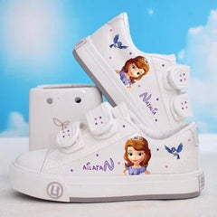 Disney children's frozen princess Sophia girls casual non - slip soft bottom sports shoes sneakers kids shoes for girl - SHOWLU FASHION STORE