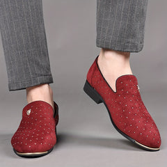 Plus Size Men's Comfy Slip-On Loafers - Soft Fabric Upper, Non-Slip Durable Rubber Sole, Breathable, Easy Slip-On Design, Low Heel, Comfortable Footwear for Daily Wear - Stylish, Versatile, and Durable Shoes for Big and Tall SHOWLU FASHION STORE