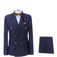 Elegant Mens Suits 2024 Formal Peaked Lapel Slim Fit Suit Purple Tuxedo Groom 2 Piece Set Wedding Suits For Men (Jacket+Pant) - SHOWLU FASHION STORE