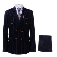 Elegant Mens Suits 2024 Formal Peaked Lapel Slim Fit Suit Purple Tuxedo Groom 2 Piece Set Wedding Suits For Men (Jacket+Pant) - SHOWLU FASHION STORE