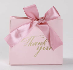 Elegant Mini Pink Thank You Gift Bags - 50 Pack - SHOWLU FASHION STORE
