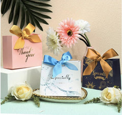 Elegant Mini Pink Thank You Gift Bags - 50 Pack - SHOWLU FASHION STORE
