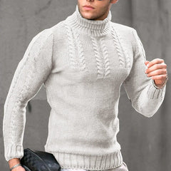 European and American Autumn and Winter New Men's Warm Sweaters Trade Men's Turtleneck Sweaters Men's Casual Pullovers - SHOWLU FASHION STORE