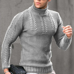 European and American Autumn and Winter New Men's Warm Sweaters Trade Men's Turtleneck Sweaters Men's Casual Pullovers - SHOWLU FASHION STORE