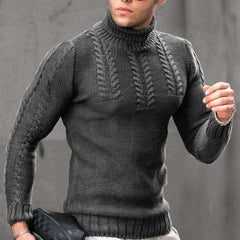 European and American Autumn and Winter New Men's Warm Sweaters Trade Men's Turtleneck Sweaters Men's Casual Pullovers - SHOWLU FASHION STORE