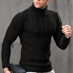 European and American Autumn and Winter New Men's Warm Sweaters Trade Men's Turtleneck Sweaters Men's Casual Pullovers - SHOWLU FASHION STORE