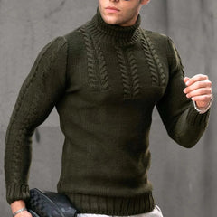 European and American Autumn and Winter New Men's Warm Sweaters Trade Men's Turtleneck Sweaters Men's Casual Pullovers - SHOWLU FASHION STORE